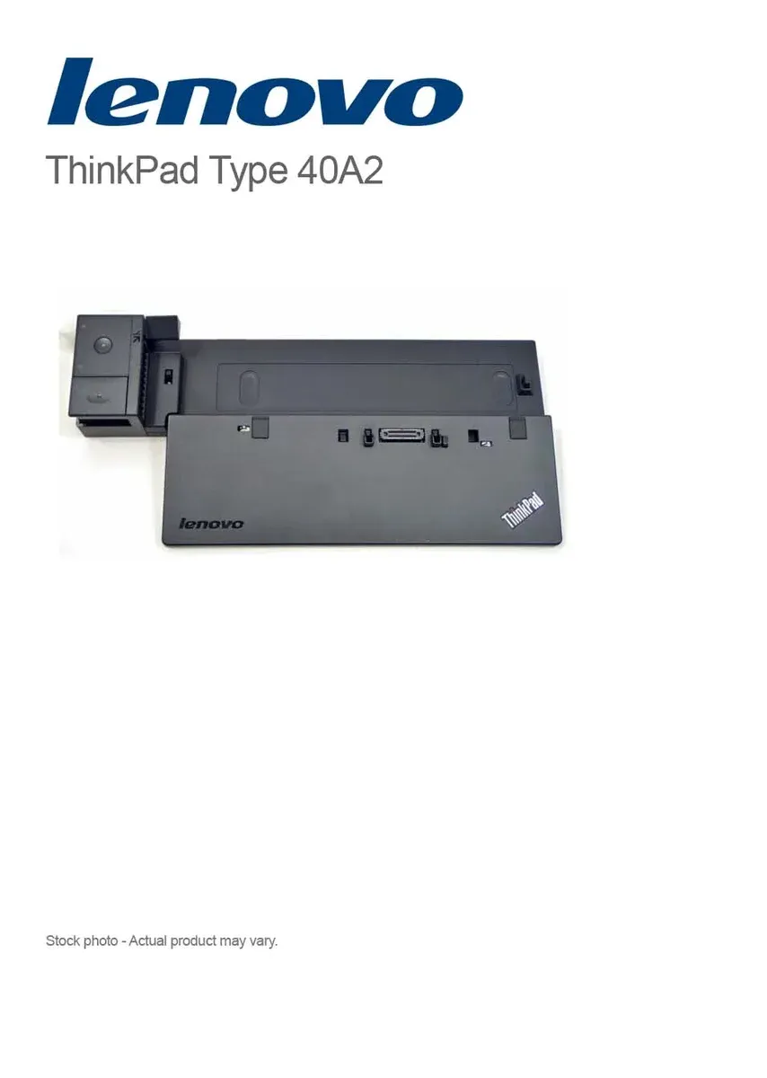 DOCK STATION 40A2  THINKPAD — фото 3