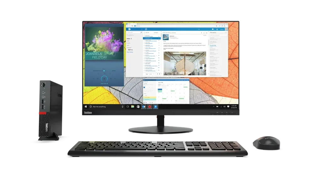 Мини ПК LENOVO ThinkCentre M910q  Intel Core i5-7500T 2700Ghz 4/4 /ОЗУ  16GB DDR4 / 256Gb SSD / WIN10PRO — фото 4