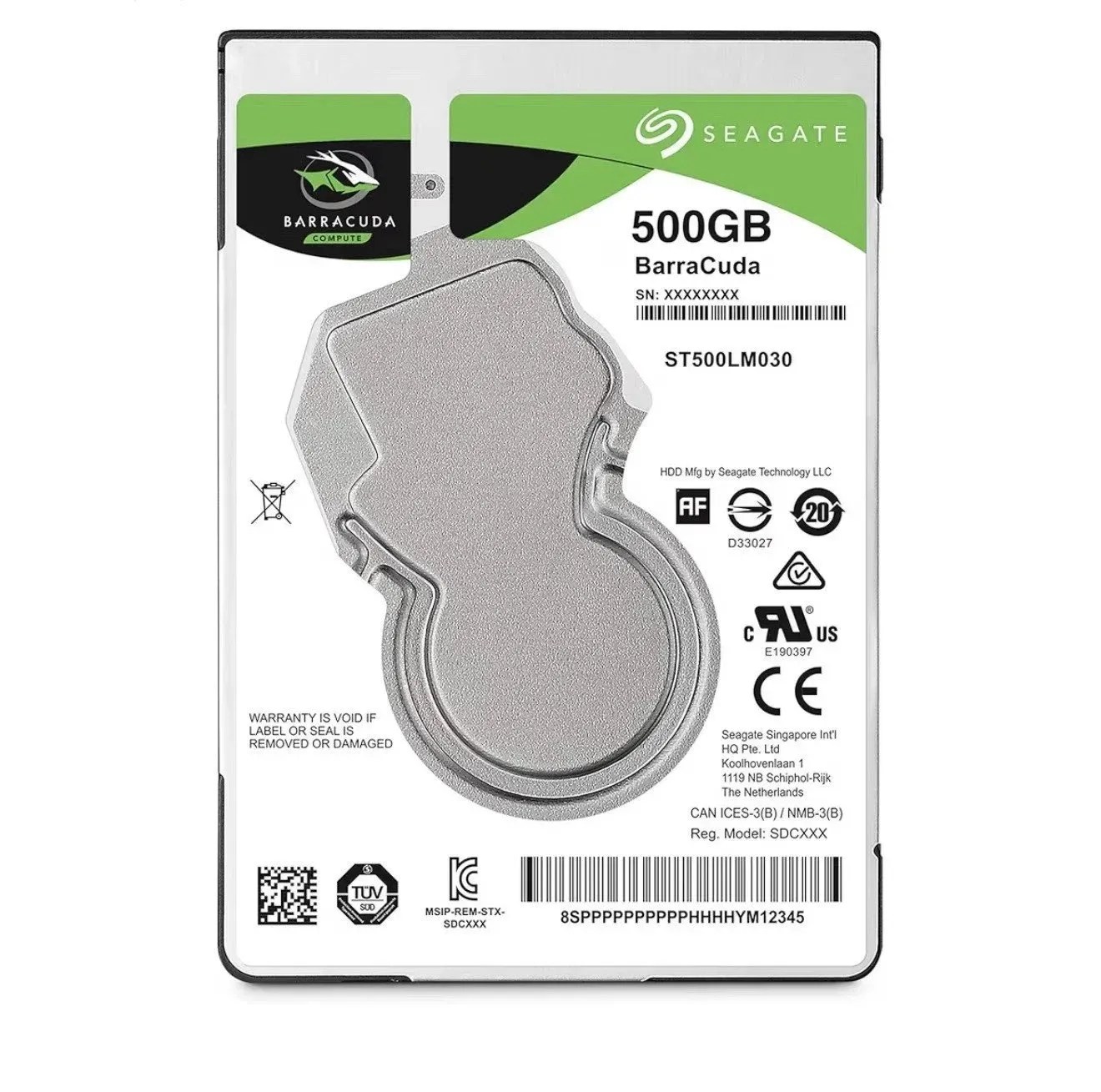 SEAGATE HDD Mobile Barracuda Guardian (2.5'/ 500GB/ SATA 6Gb/s/ rmp 5400) — фото 2