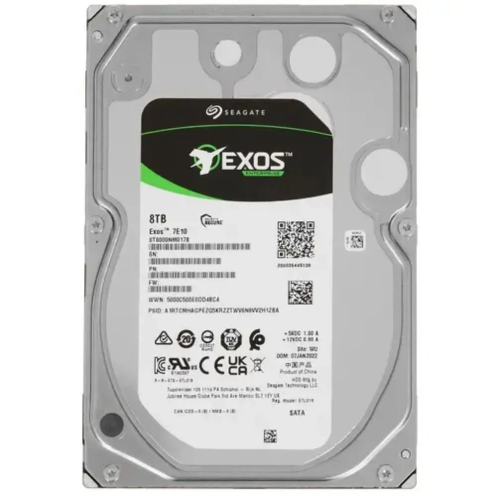 SEAGATE HDD Server Exos 7E10  512E/4kn (3.5'/ 8TB/ SATA 6Gb/s / 7200rpm) — фото 1