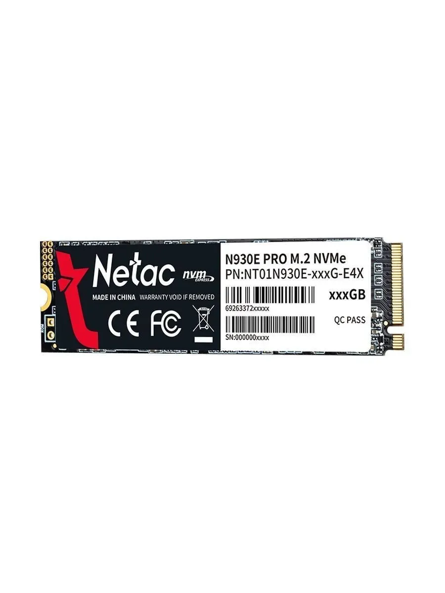 Netac N930E Pro PCIe 3 x4 M.2 2280 NVMe 3D NAND SSD 256GB, R/W up to 2040/1270MB/s — фото 4
