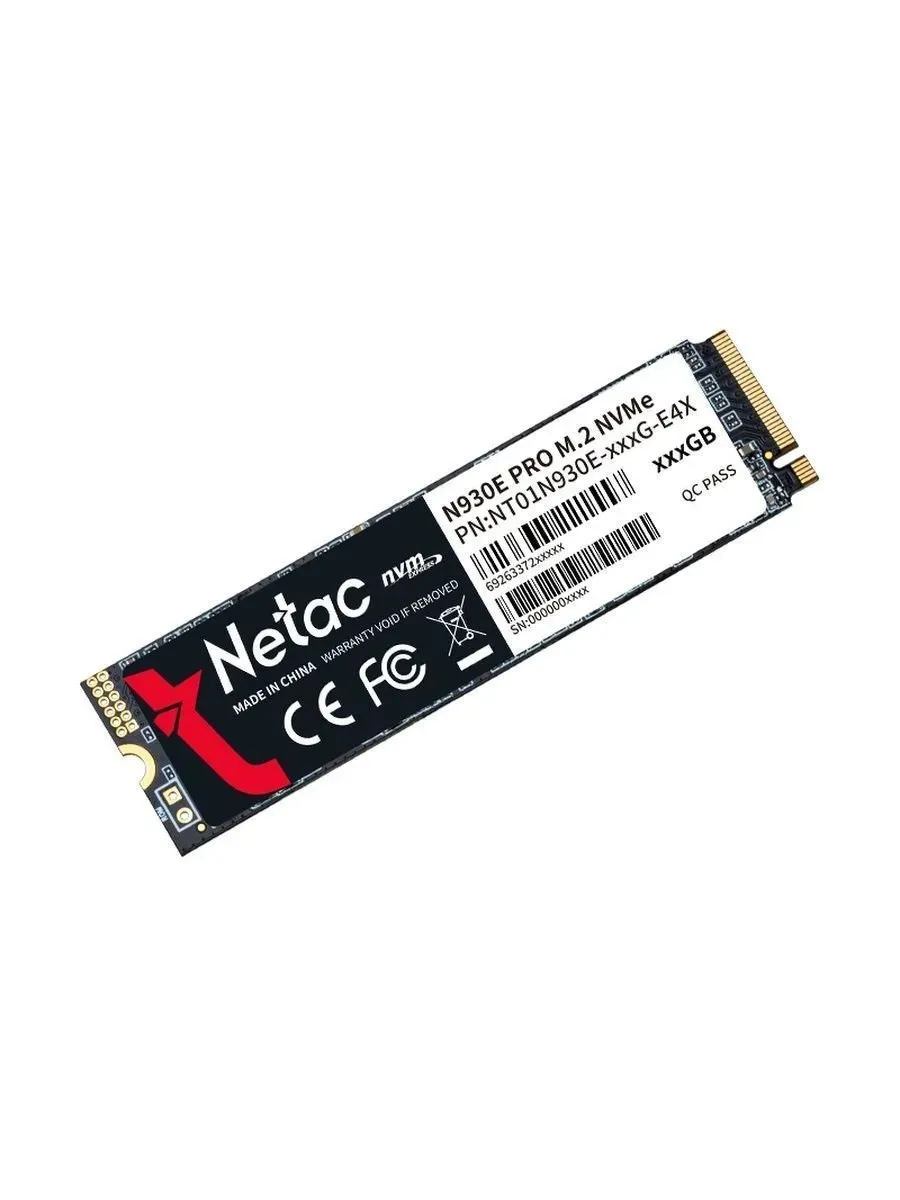 Netac N930E Pro PCIe 3 x4 M.2 2280 NVMe 3D NAND SSD 256GB, R/W up to 2040/1270MB/s — фото 3