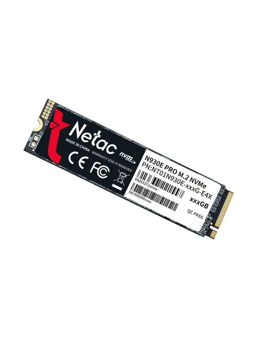 Netac N930E Pro PCIe 3 x4 M.2 2280 NVMe 3D NAND SSD 256GB, R/W up to 2040/1270MB/s — фото 5