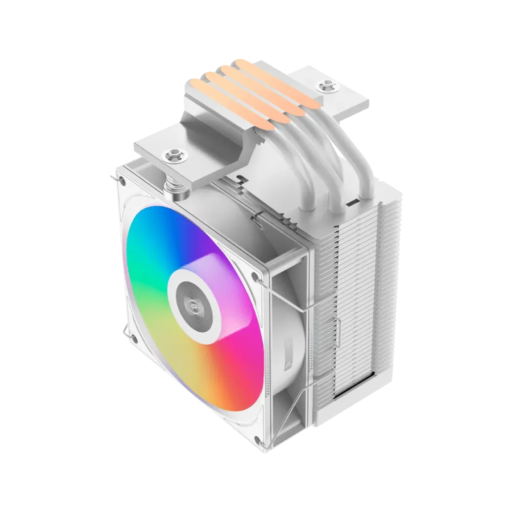 Вентилятор для процессора PCCooler R400 ARGB WH TDP 180W 4-pin 115X/1200/1700/AM4/AM5 Белый — фото 3