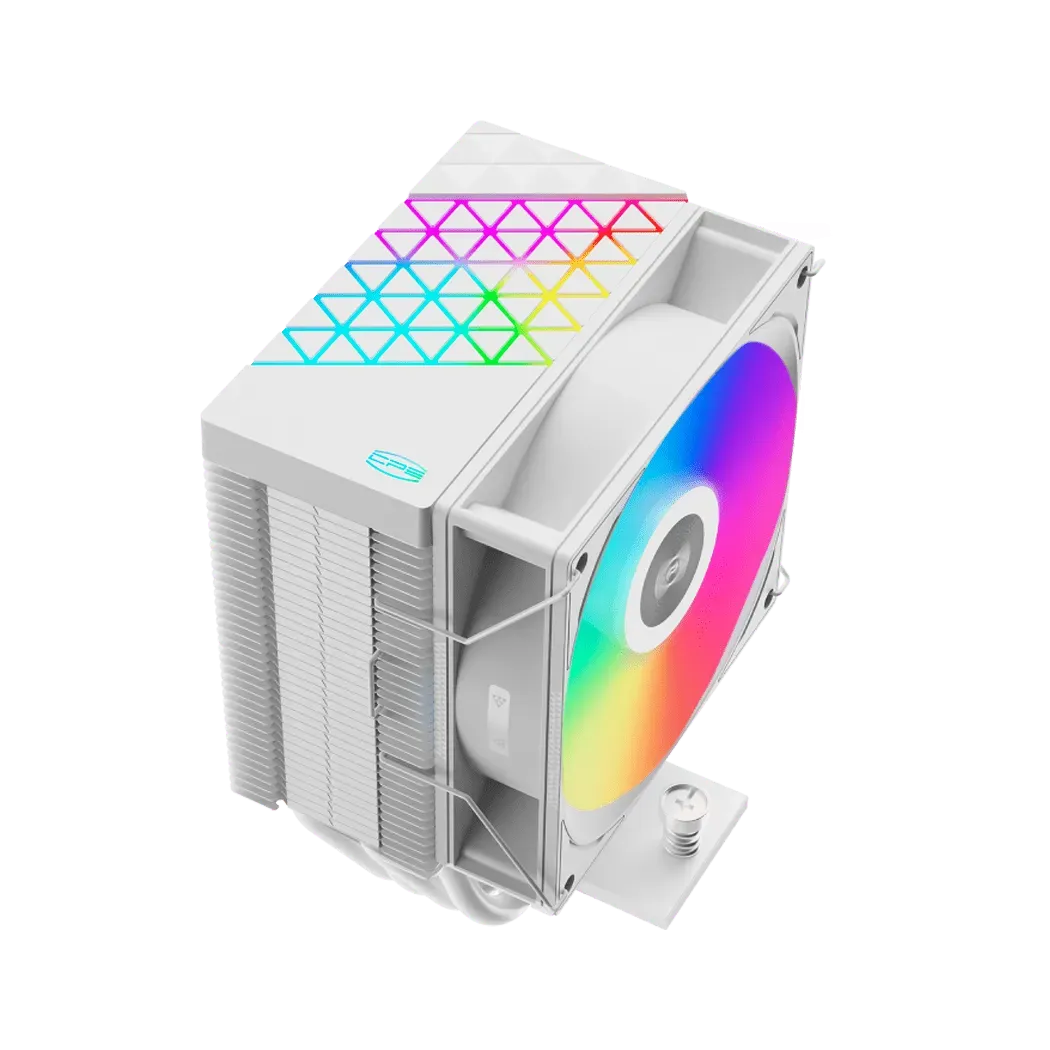Вентилятор для процессора PCCooler R400 ARGB WH TDP 180W 4-pin 115X/1200/1700/AM4/AM5 Белый — фото 4