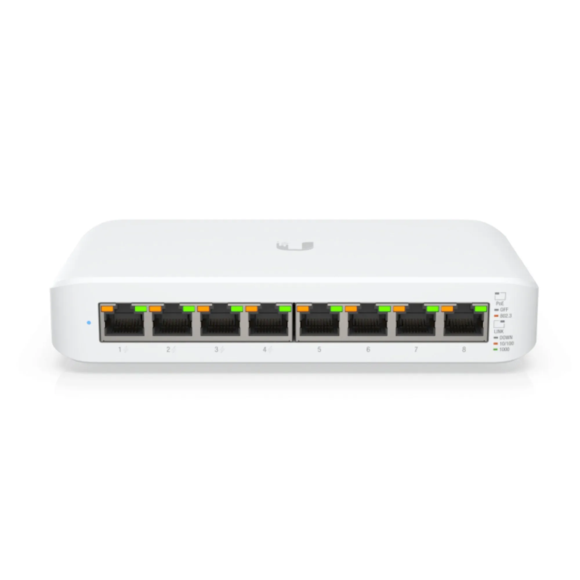 Коммутатор 8PORT 1000M RJ45 UBIQUITI UniFi Switch Lite 8 POE (4-port POE 52W max) — фото 4