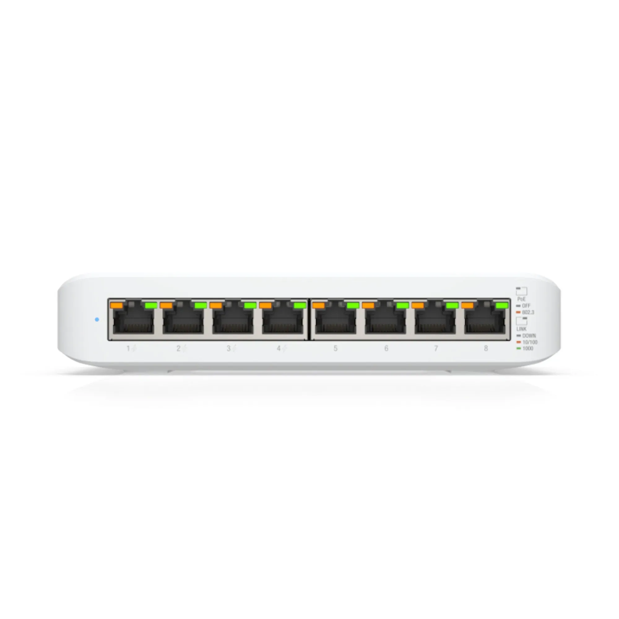 Коммутатор 8PORT 1000M RJ45 UBIQUITI UniFi Switch Lite 8 POE (4-port POE 52W max) — фото 3