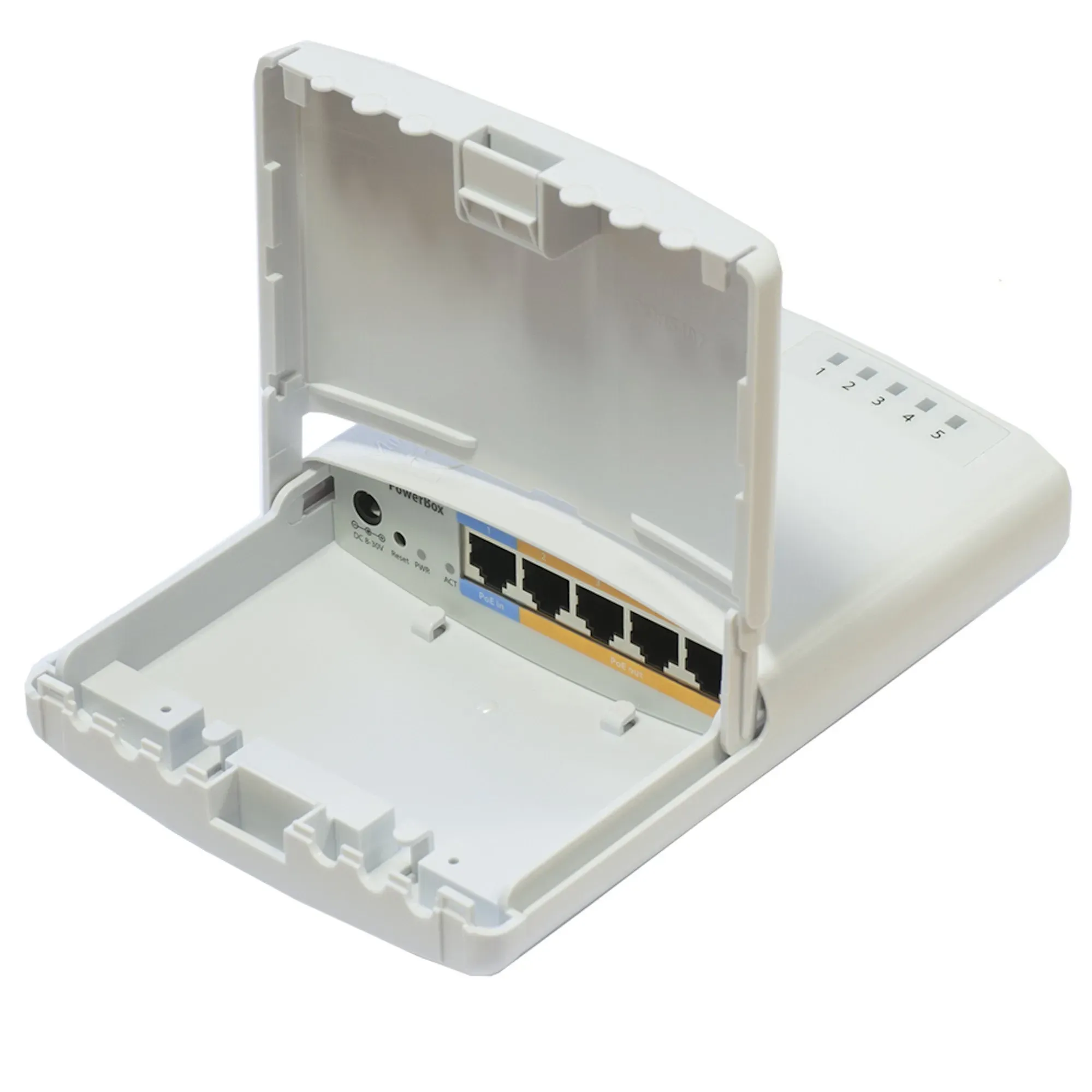 Сетевой Маршрутизатор MikroTik RB750P-PBr2, 5x10/100, 4 x Passive PoE, waterproof, ext — фото 2