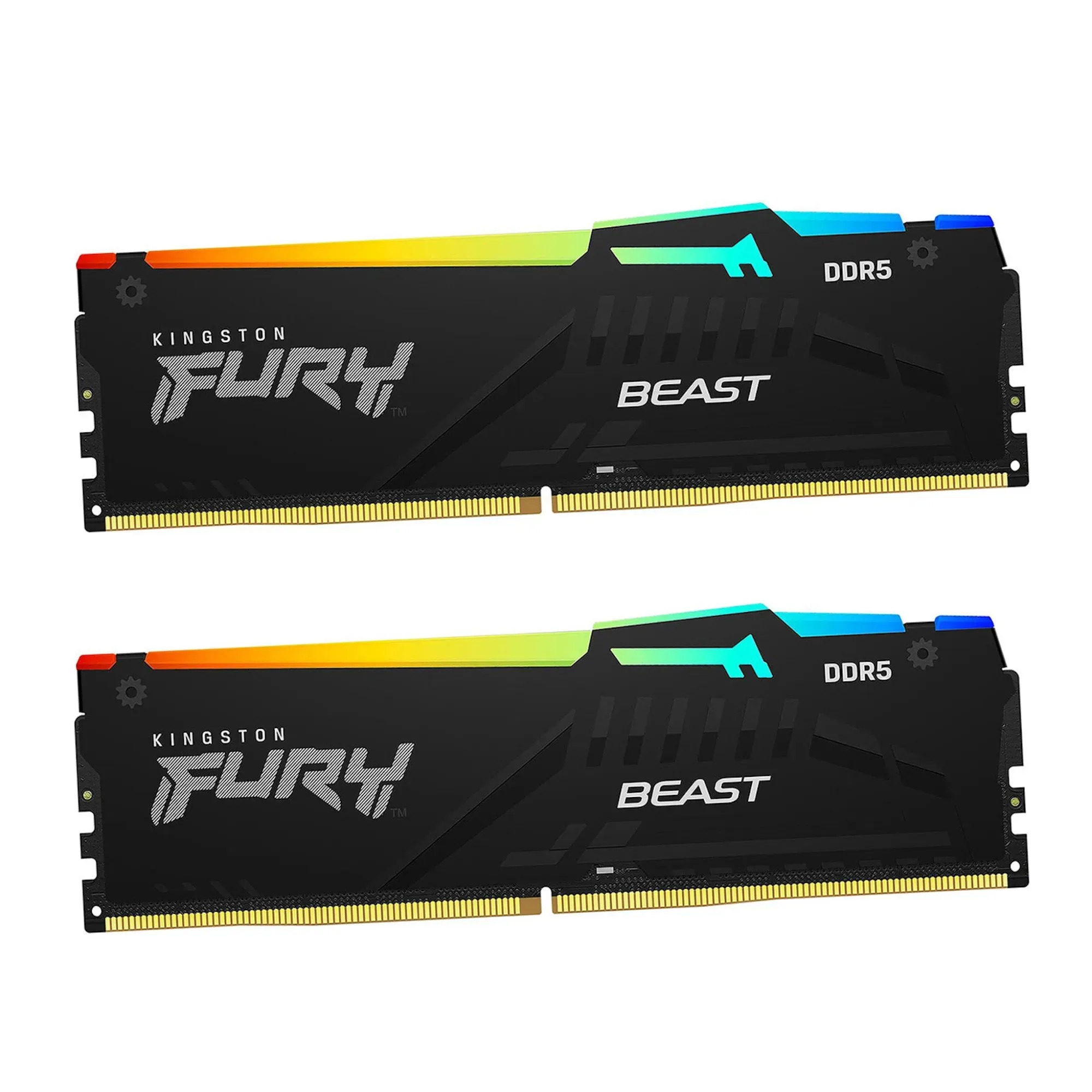 Модуль памяти Kingston Fury Beast RGB EXPO KF560C36BBE2AK2-32 DDR5 DIMM 32G KIT (2x16) 6000MHz CL36 — фото 2