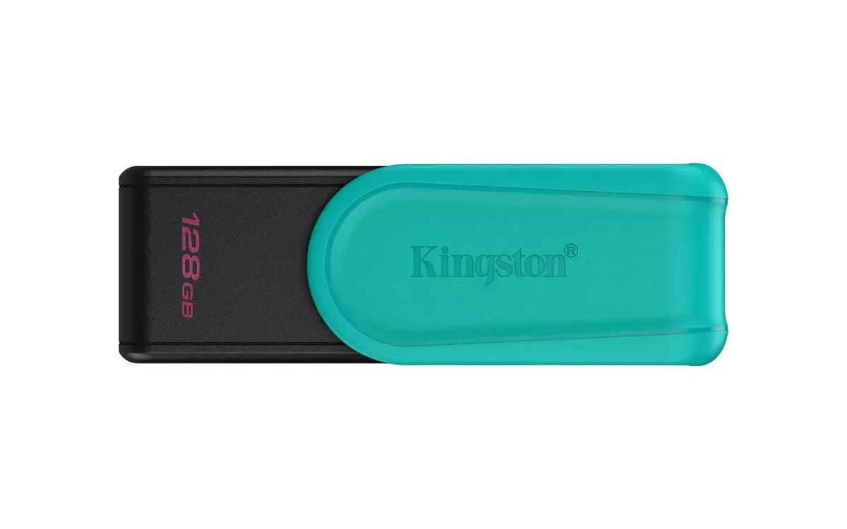 USB Флеш 128GB 3.2 Kingston DTXS/128GB черный/бирюзовый — фото 2