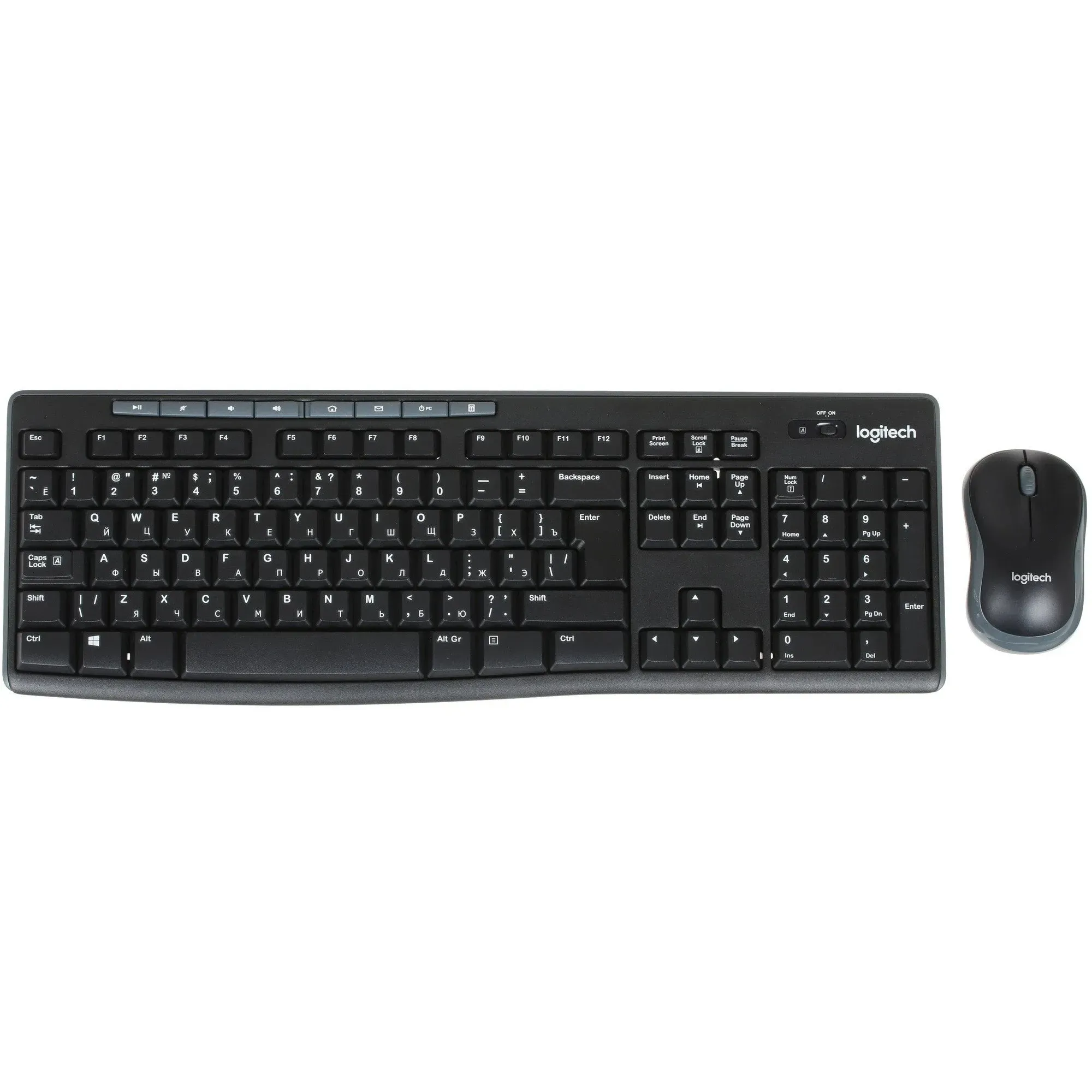 LOGITECH MK270 Wireless Combo - BLACK - RUS — фото 1