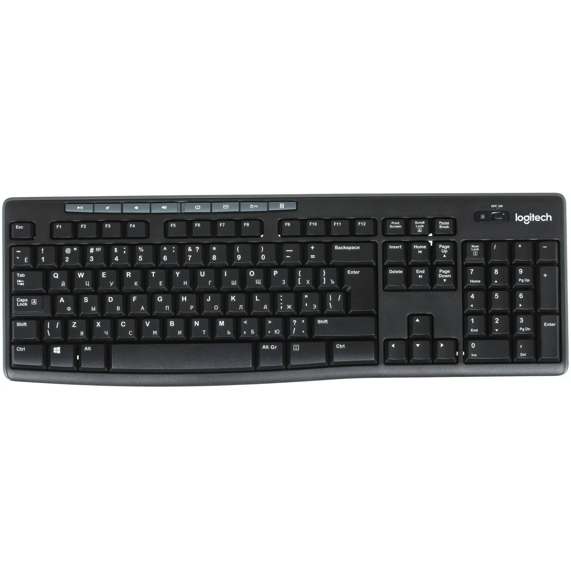 LOGITECH MK270 Wireless Combo - BLACK - RUS — фото 2