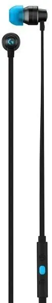 LOGITECH G333 Wired Gaming Earphones - BLACK - 3.5 MM — фото 2