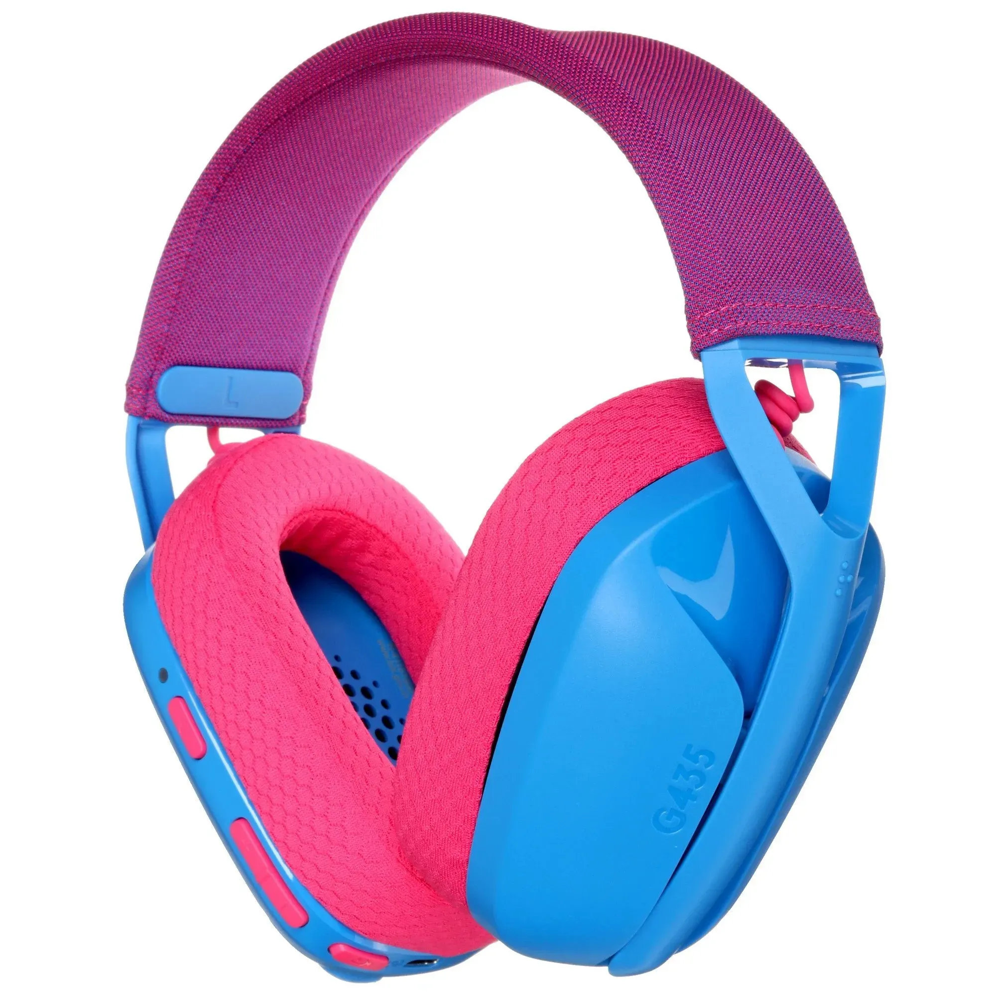 Наушники-гарнитура игровая Logitech G435 синий/розовый — фото 1