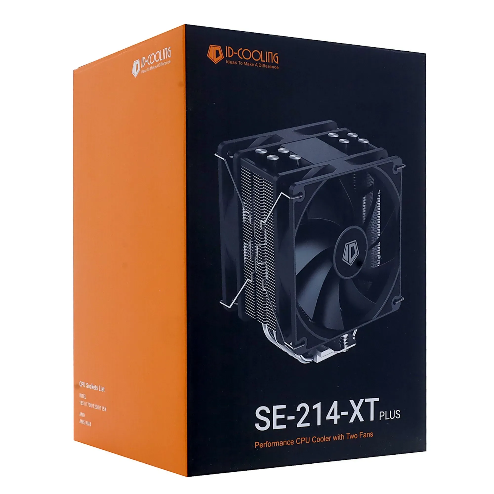 Кулер для процессора ID-Cooling SE-214-XT PLUS, S1700/1200/115x/AMD, 200W, 700-1800rpm, 4pin — фото 5