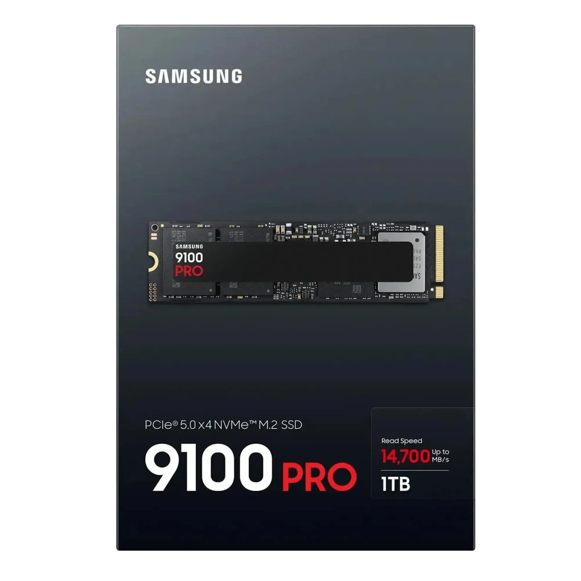 Твердотельный накопитель 1000Gb SSD Samsung 9100 PRO M.2 PCIe 5.0 R14700/W13300MB/s MZ-VAP1T0BW — фото 1