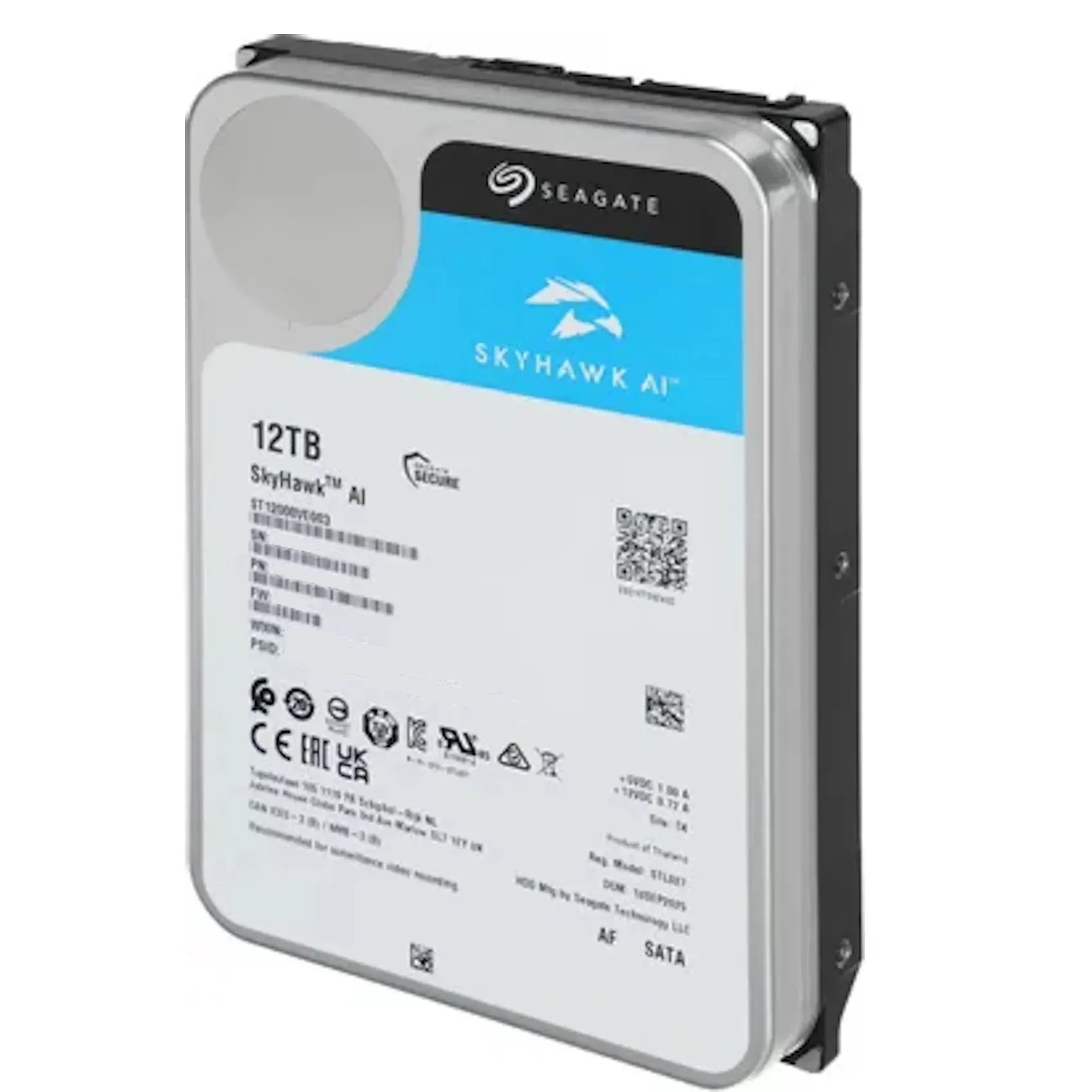SEAGATE HDD SkyHawk AI  (3.5"/12TB/SATA 6Gb/s/7200rpm) — фото 2