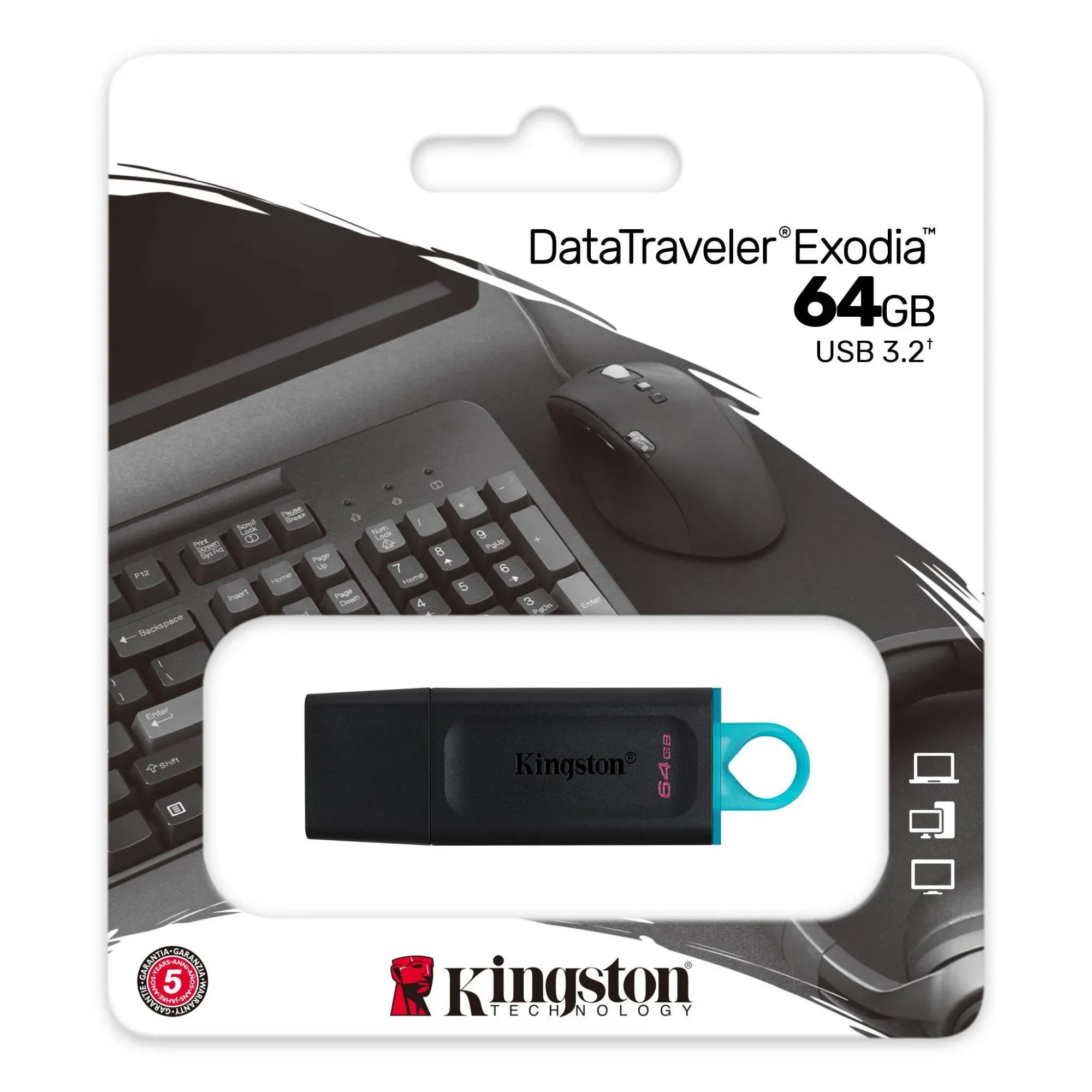 USB Флеш 64GB 3.2 Kingston DTX/64GB — фото 3