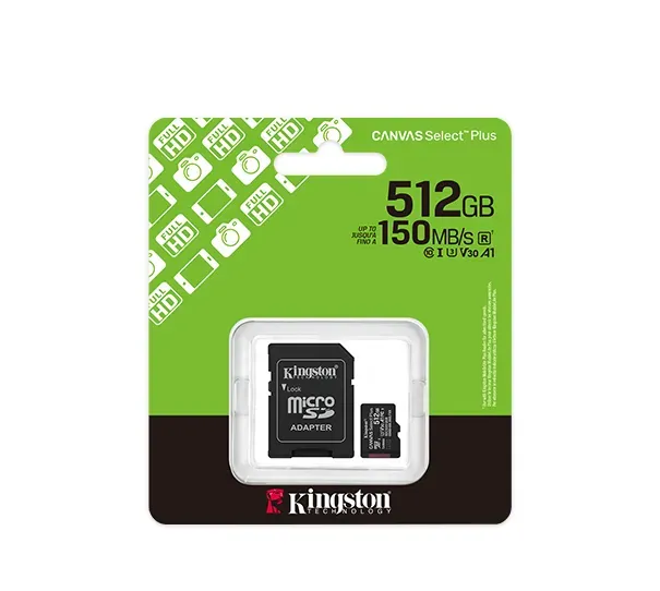 Карта памяти MicroSD 512GB Class 10 UHS-I Kingston SDCS3/512GB — фото 3