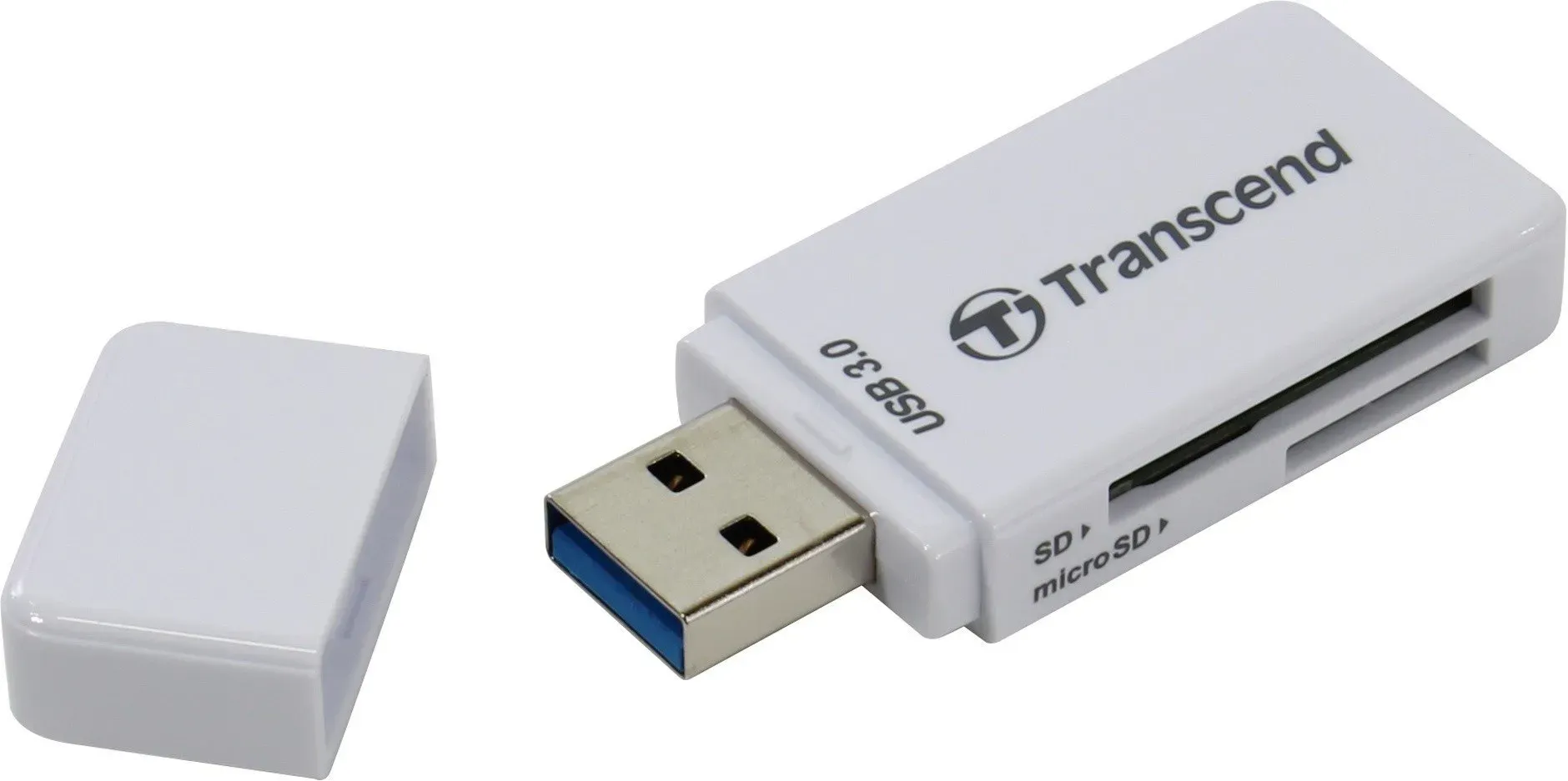 Кардридер Transcend TS-RDF5W, USB3.0 SD/microSD белый — купить в Lirotech
