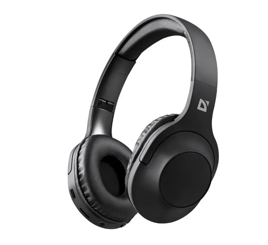 Наушники-гарнитура беспроводные Defender FreeMotion B445 черный — купить в Lirotech