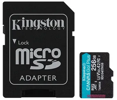 Карта памяти MicroSD 256GB Class 10 U3 Kingston SDCG4/256GB — купить в Lirotech
