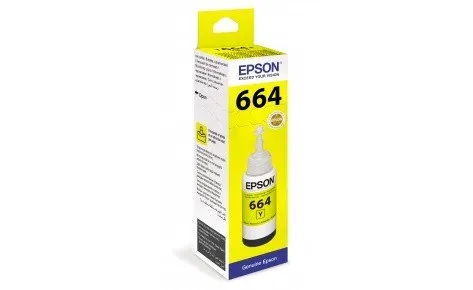 Чернила Epson C13T66444A L100/110/120/1300/132/200/210/222/300/312/350/355/362/366/456/550/555/566 ж — фото 1