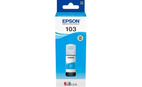 Чернила Epson C13T00S24A для 103 EcoTank L3100/L3101/L3110/L3150 голубой — купить в Lirotech