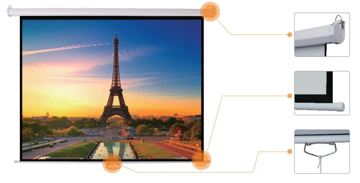 Экран настенный Mr.Pixel 120' X 120" (3,05 X 3,05) — купить в Lirotech