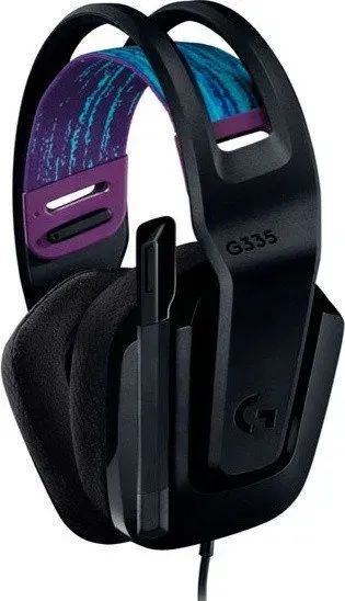 Наушники-гарнитура игровая Logitech G335 черный — купить в Lirotech