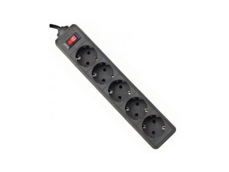 Сетевой фильтр Defender ES 1.8 - 1,8 М, 5 розеток черный — купить в Lirotech