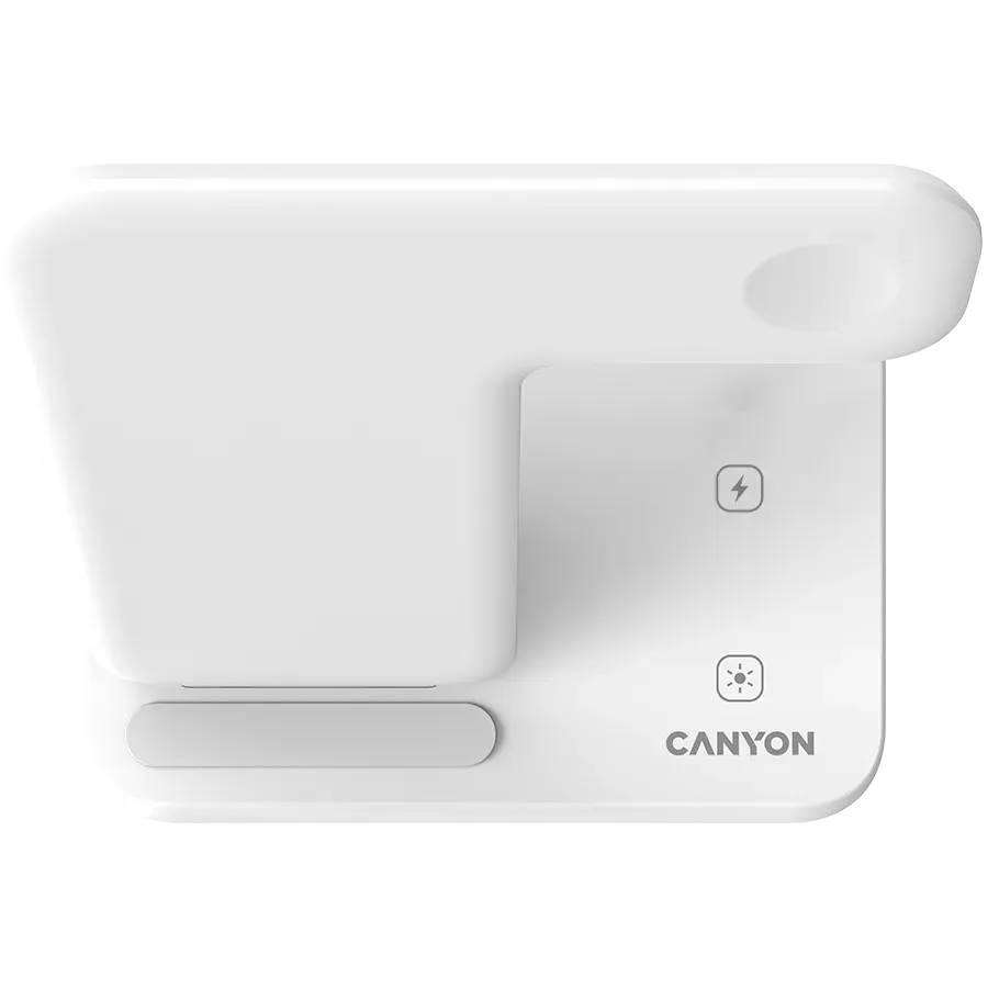 CANYON wireless charger WS-303 15W 3in1 White — фото 4