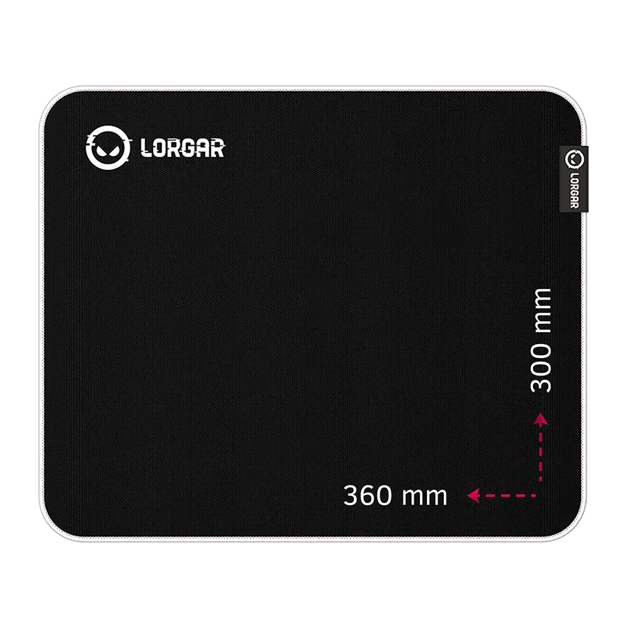 Lorgar Legacer 753, Gaming mouse pad, Ultra-gliding surface, Purple anti-slip rubber base, size: 360mm x 300mm x 3mm, weight 0.23kg — купить в Lirotech