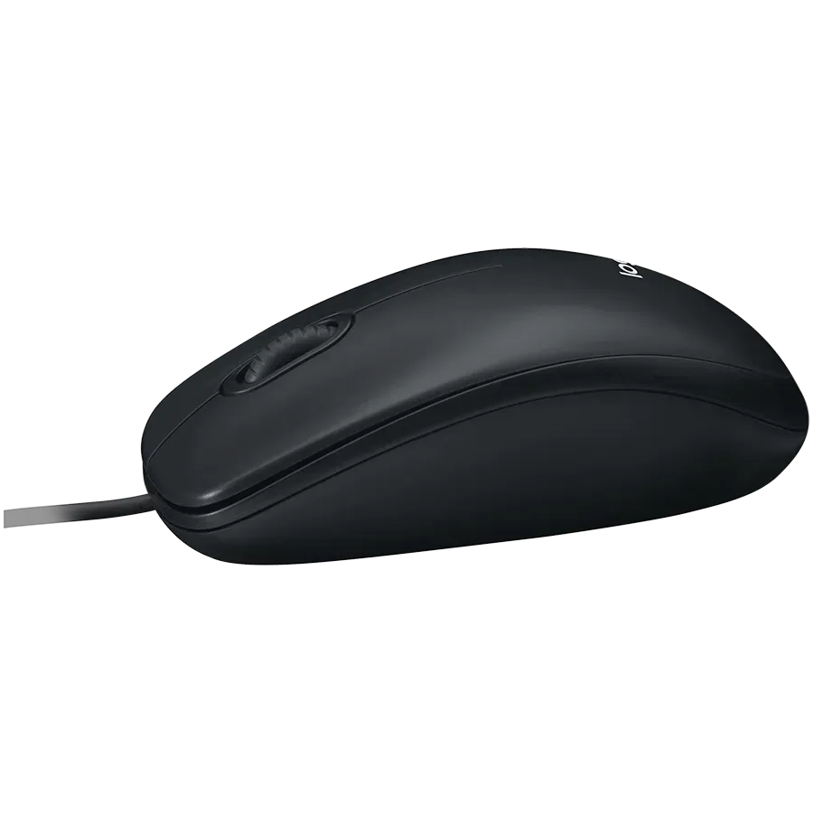 LOGITECH B100 Corded Mouse - BLACK - USB - B2B — фото 4