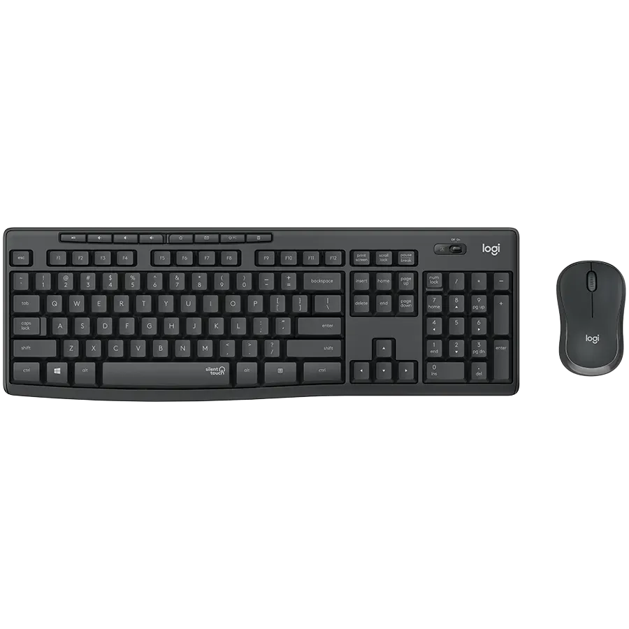 LOGITECH MK295 Silent Wireless Combo - GRAPHITE - RUS — фото 1