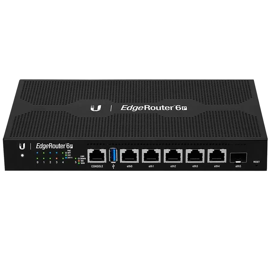 EdgeRouter 6-Port with PoE — купить в Lirotech
