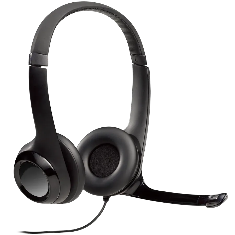Наушники-гарнитура Logitech HEADSET H390 черный — фото 2