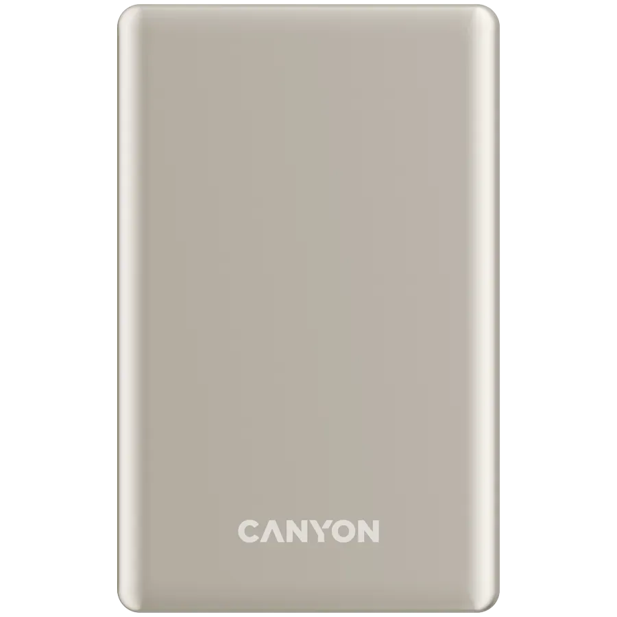 CANYON power bank OnPower 505 slim Magnetic 5000 mAh PD20W Beige — купить в Lirotech