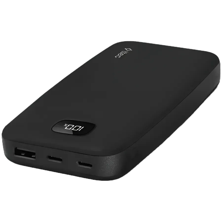 ttec ChargeUp Pro LCD 10.000mAh PD 20W Powerbank Black — фото 2