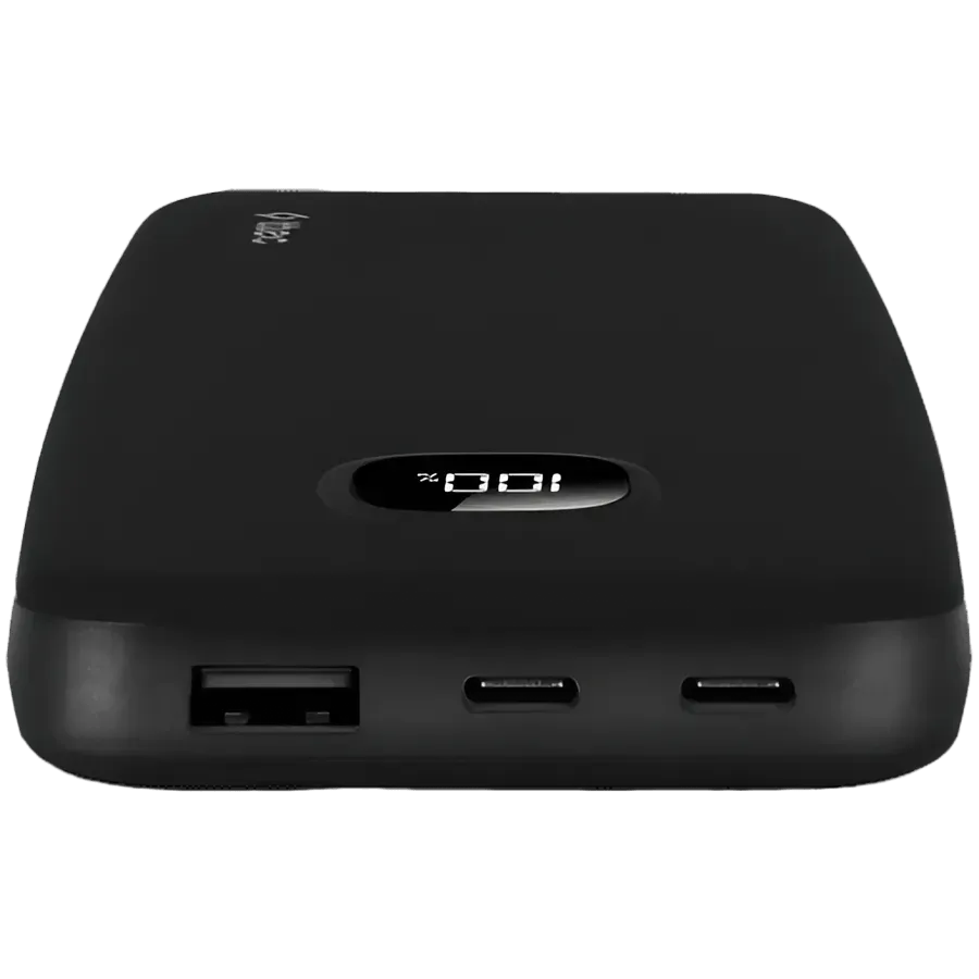 ttec ChargeUp Pro LCD 10.000mAh PD 20W Powerbank Black — фото 3
