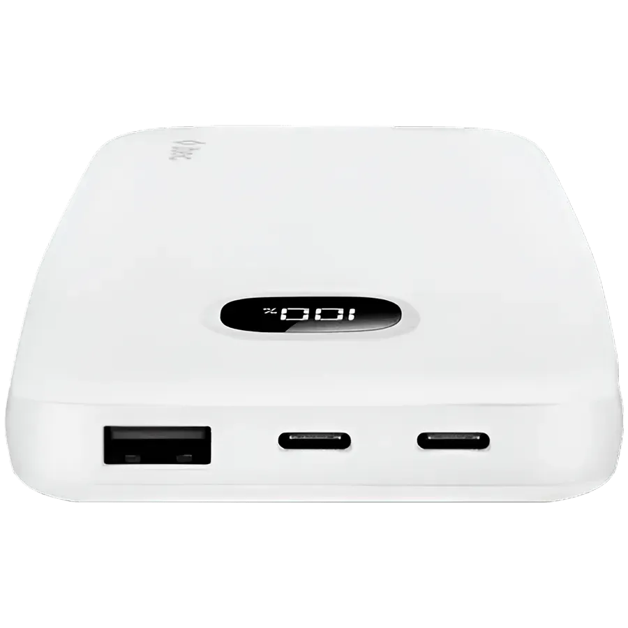 ttec ChargeUp Pro LCD 10.000mAh PD 20W Powerbank White — фото 3