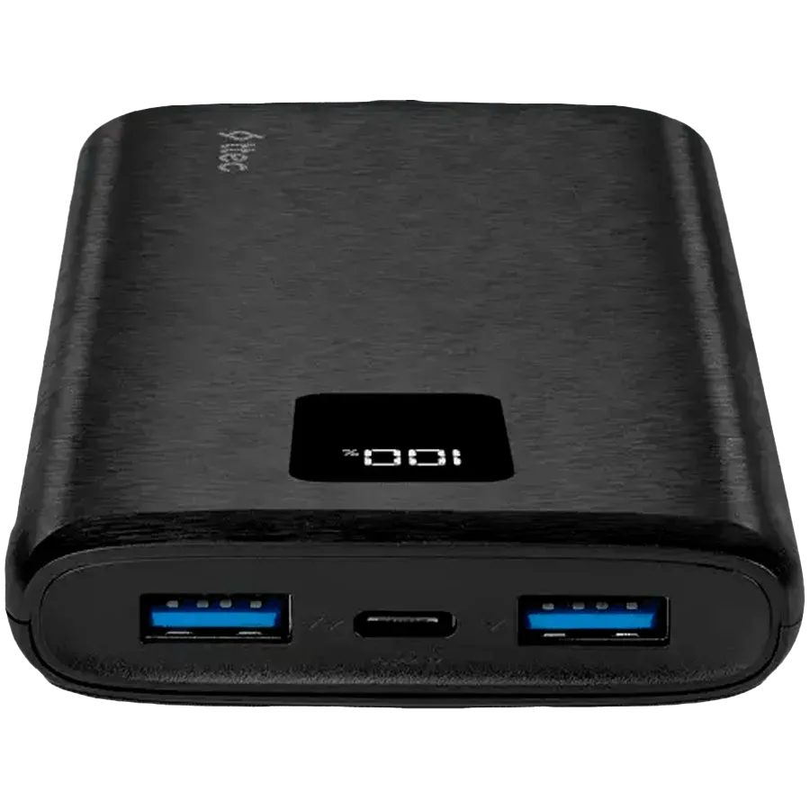 ttec PowerSlim Trio LCD 10.000mAh PD 22,5W Powerbank withTrio Cable Black — фото 3