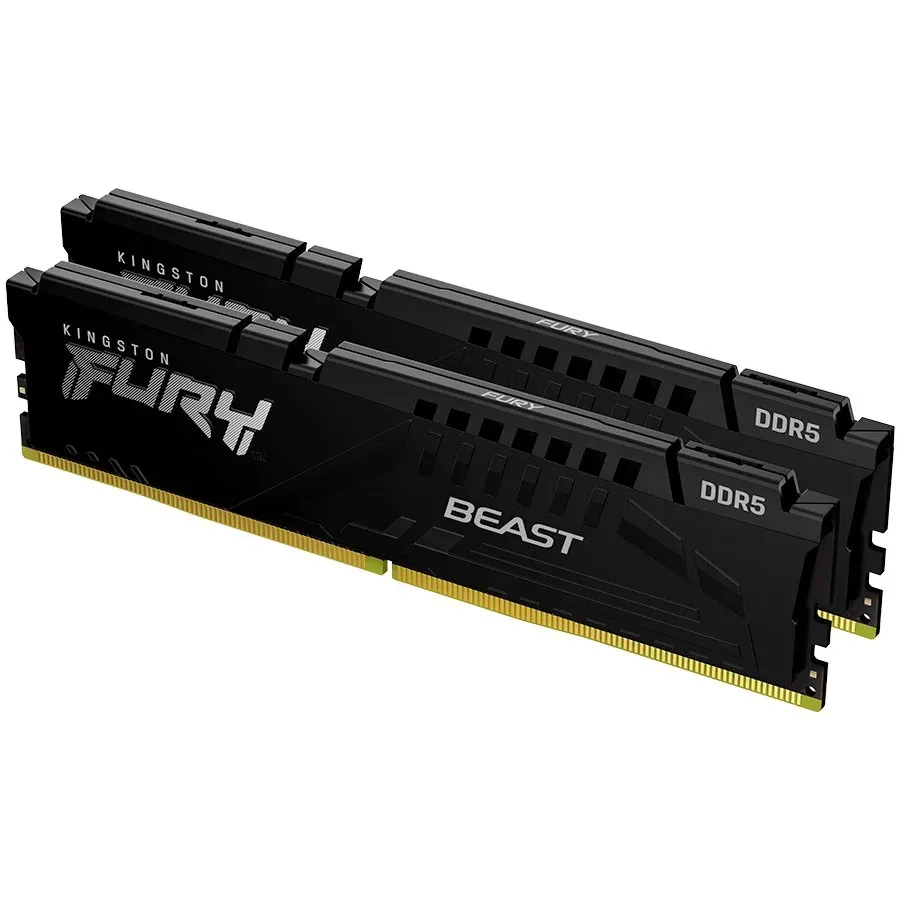 Модуль памяти Kingston Fury Beast Black EXPO KF556C36BBEK2-32 DDR5 DIMM 32Gb KIT(2x16) 5600 MHz CL36 — фото 1