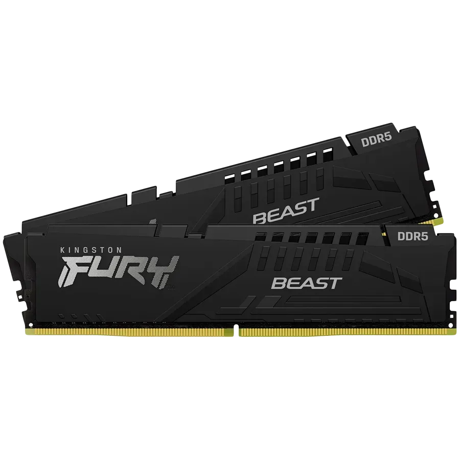 Kingston 32GB 6000MT/s DDR5 CL36 DIMM (Kit of 2) FURY Beast Black EXPO — 32GB DDR5 6000MHz — купить в Lirotech