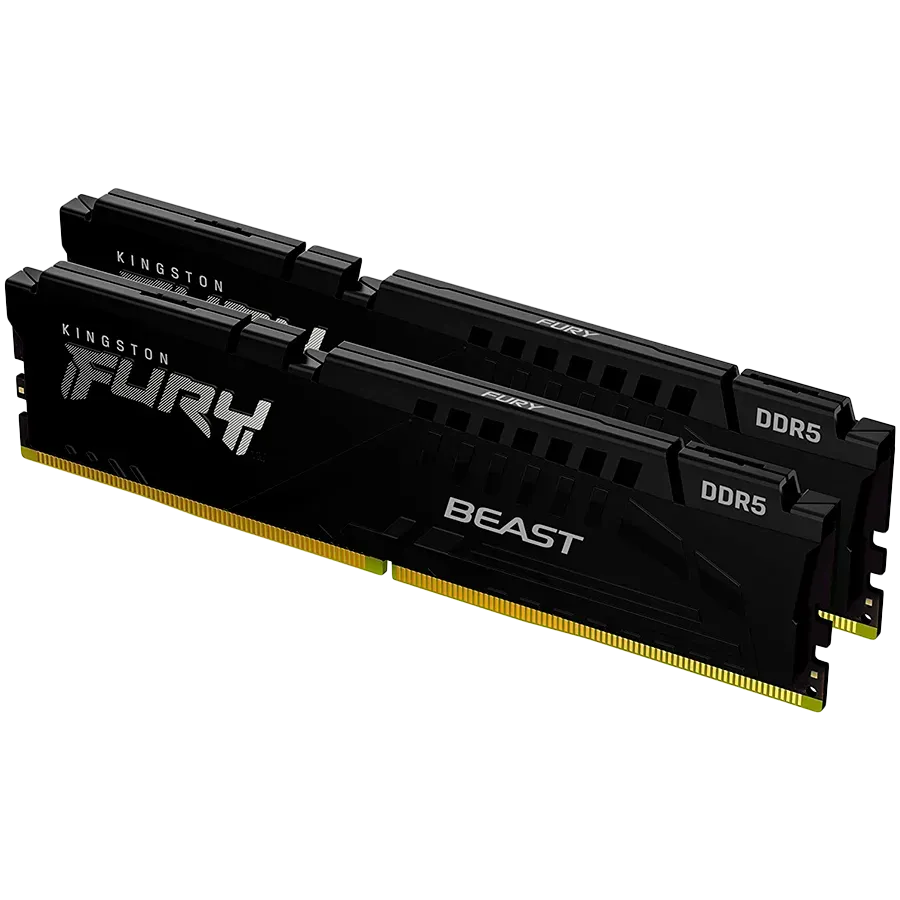 Модуль памяти Kingston Fury Beast KF552C40BBK2-32 DDR5 DIMM 32Gb Kit(2x16) 5200 MHz CL40 — фото 1