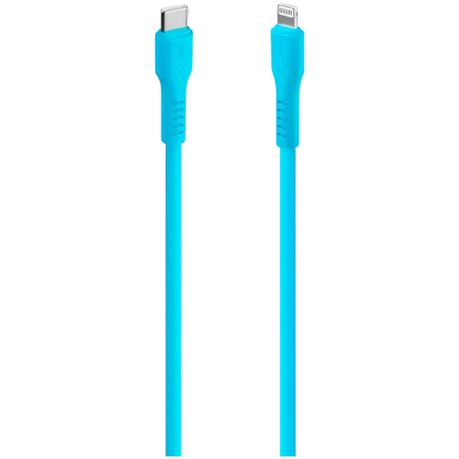 ttec Type-C - Lightning Charge / Data Cable , 120cm,Neon Blue — купить в Lirotech