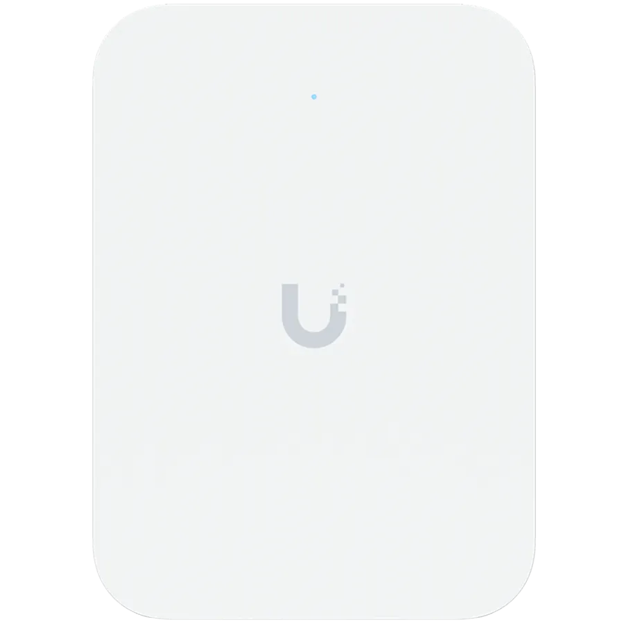 Ubiquiti UniFin U70IW Wall mounted WiFi 7 AP with 4 spatial streams and an integreated 2.5GbE PoE switch desined for hospitality enviorments — купить в Lirotech