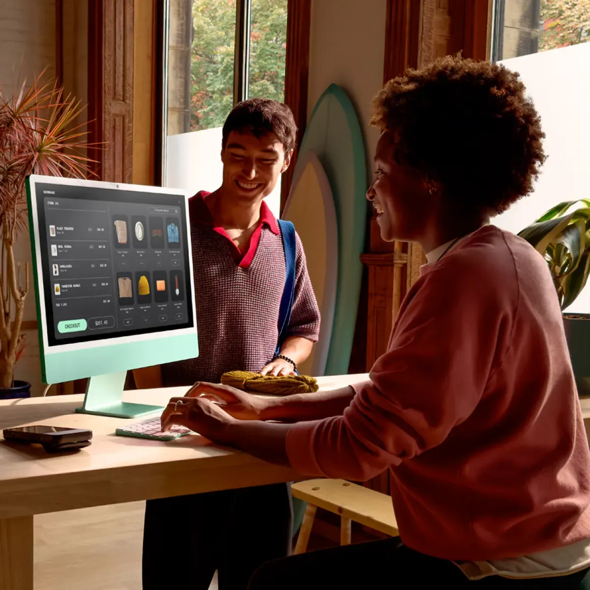 24-inch iMac with Retina 4.5K display: Apple M4 chip with 10‑core CPU and 10‑core GPU, 24GB, 512GB SSD - Silver,Model A3137 — фото 11