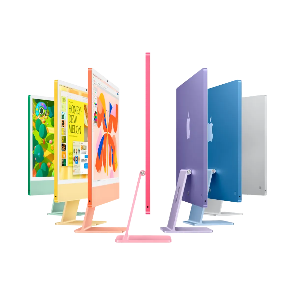 24-inch iMac with Retina 4.5K display: Apple M4 chip with 10‑core CPU and 10‑core GPU, 24GB, 512GB SSD - Silver,Model A3137 — фото 7