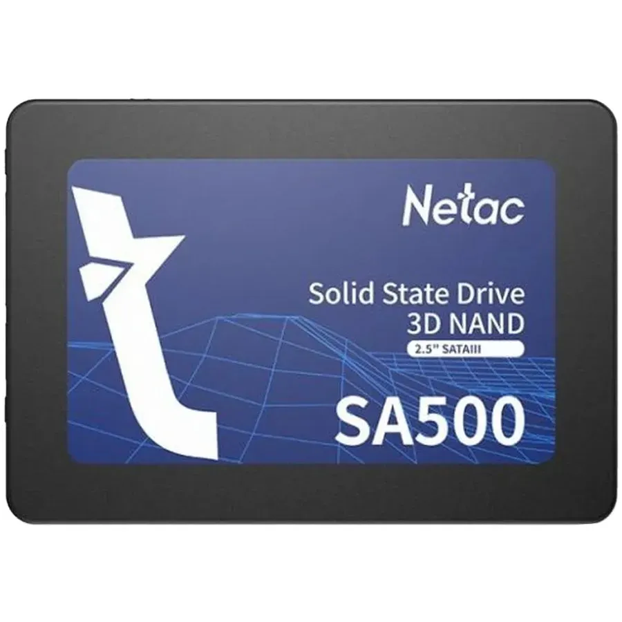 Netac SA500 2.5 SATAIII 3D NAND SSD 512GB, R/W up to 520/450MB/s — 512GB SSD — купить в Lirotech